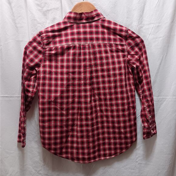 Ralph Lauren Boy 7 Shirt Top Button-up Long Sleeved Plaid - Picture 4 of 6